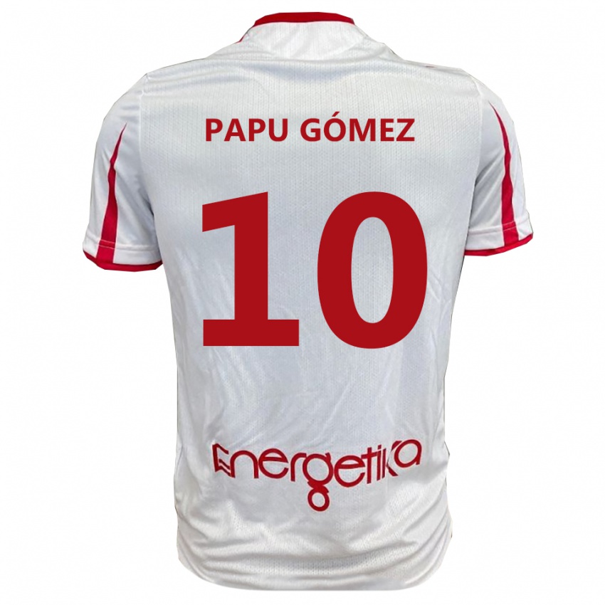 גברים אלחנדרו גומס #10 לבן אדום ג'רזי ביתית 2025/26 חולצה קצרה