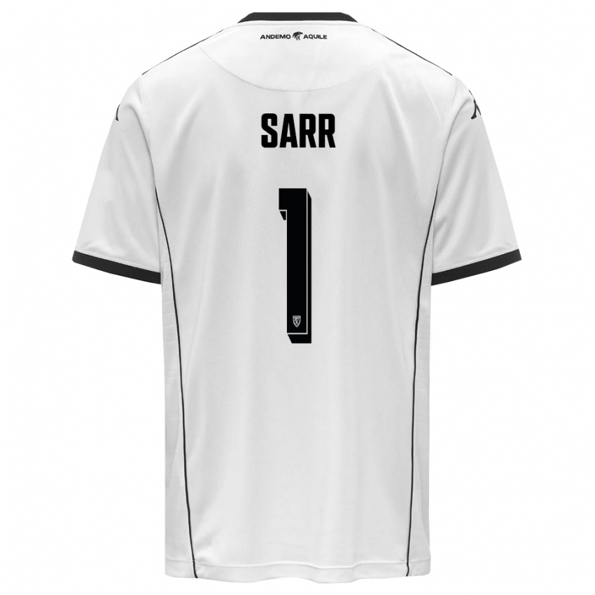 גברים פאלו סאר #1 לבן שחור ג'רזי ביתית 2025/26 חולצה קצרה