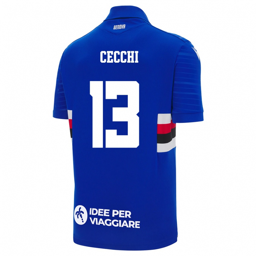 גברים דלאנו צ׳קי #13 כחול לבן ג'רזי ביתית 2025/26 חולצה קצרה