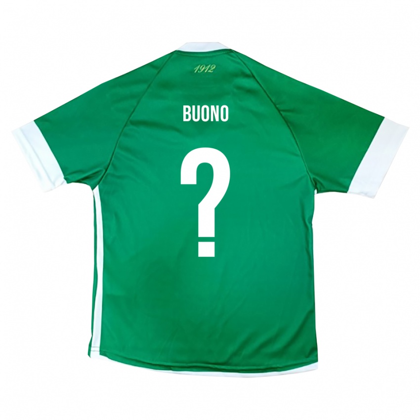 גברים Nicola Buono #0 ירוק לבן ג'רזי ביתית 2025/26 חולצה קצרה