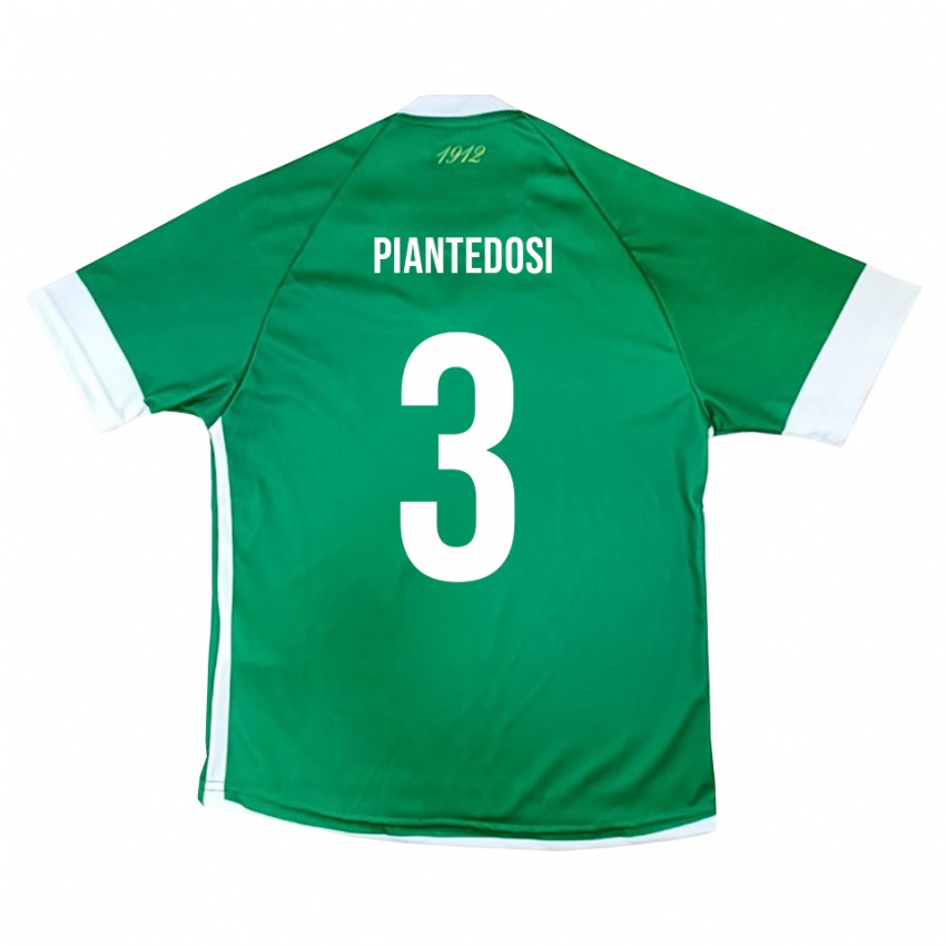גברים אלסיו פיאנטדוסי #3 ירוק לבן ג'רזי ביתית 2025/26 חולצה קצרה