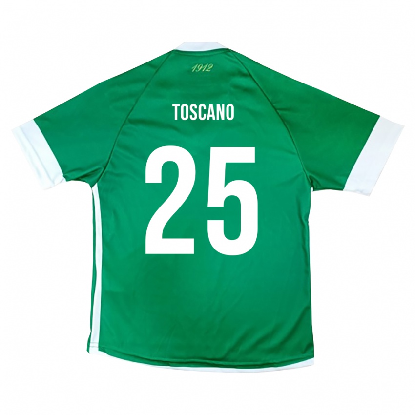 גברים מרקו טוסקנו #25 ירוק לבן ג'רזי ביתית 2025/26 חולצה קצרה