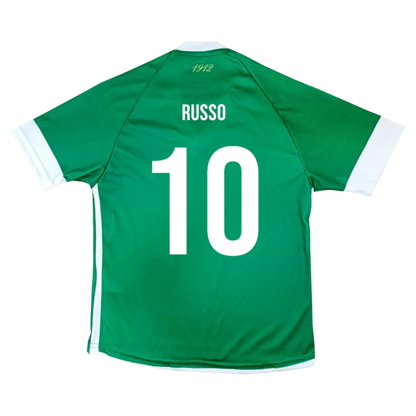 גברים Raffaele Russo #10 ירוק לבן ג'רזי ביתית 2025/26 חולצה קצרה