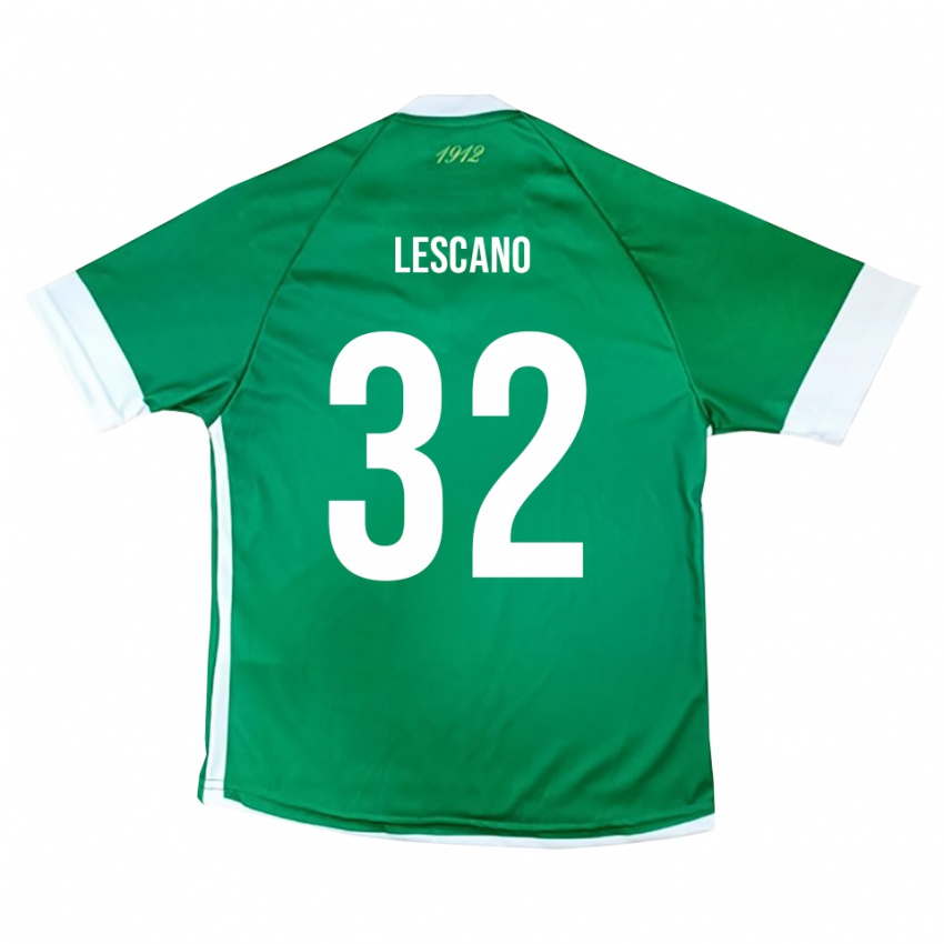 גברים פקונדו לסקאנו #32 ירוק לבן ג'רזי ביתית 2025/26 חולצה קצרה
