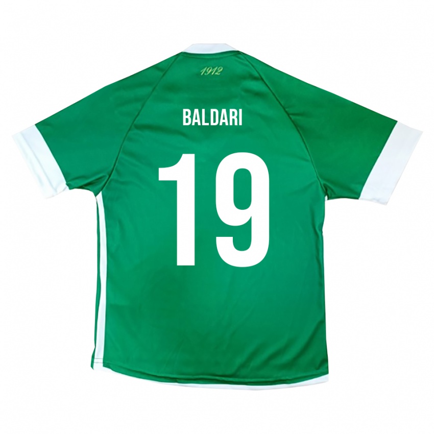 גברים Gabriele Baldari #19 ירוק לבן ג'רזי ביתית 2025/26 חולצה קצרה