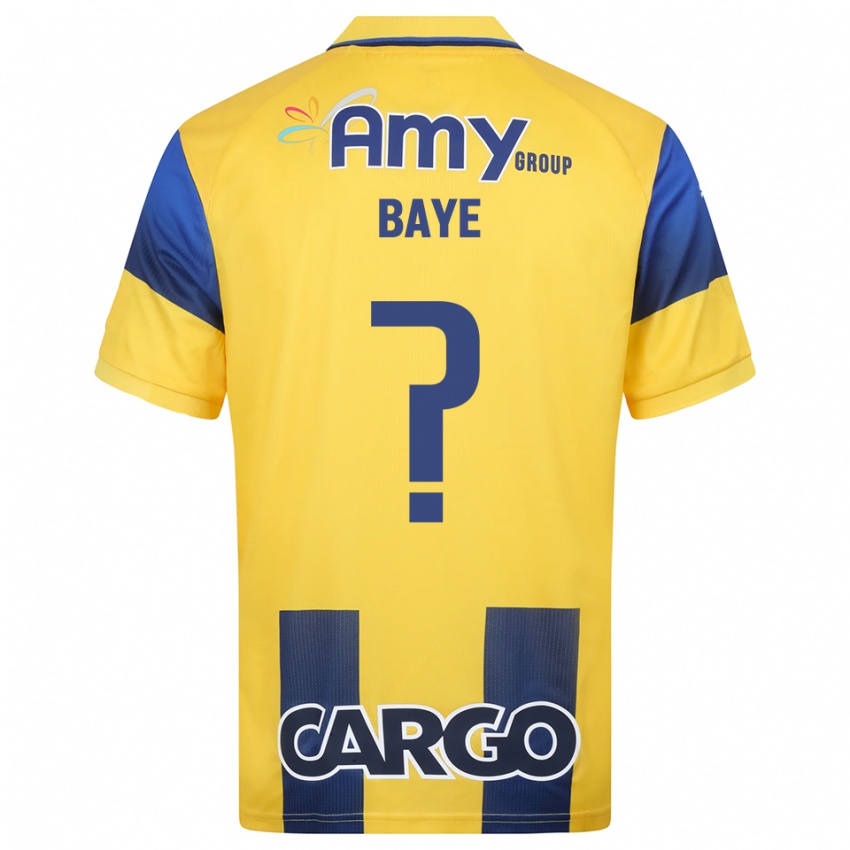 גברים Orel Baye #0 צהוב כחול נייבי ג'רזי ביתית 2025/26 חולצה קצרה
