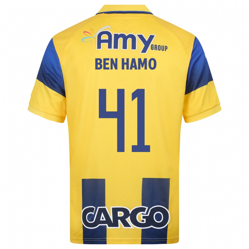 גברים Itay Ben Hamo #41 צהוב כחול נייבי ג'רזי ביתית 2025/26 חולצה קצרה