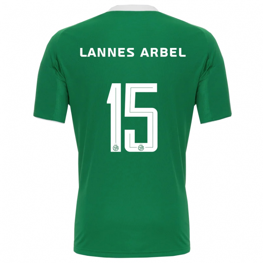 גברים תומר לאנס ארבל #15 ירוק לבן ג'רזי ביתית 2025/26 חולצה קצרה