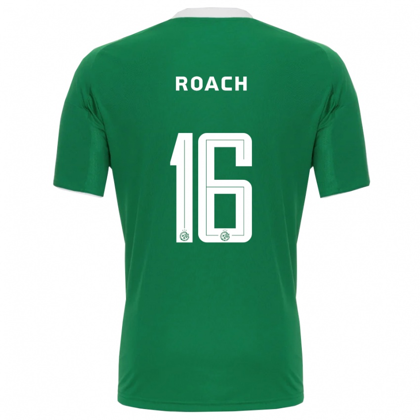 גברים Ilay Roach #16 ירוק לבן ג'רזי ביתית 2025/26 חולצה קצרה