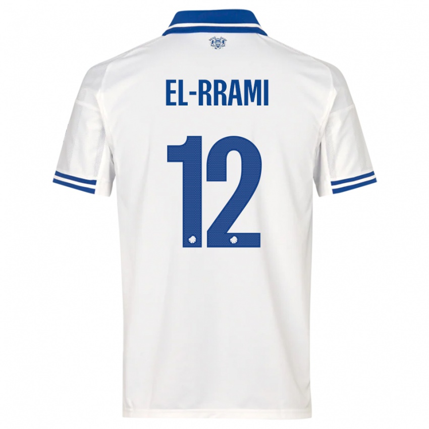 גברים Jamil El-Rrami #12 לבן כחול ג'רזי ביתית 2025/26 חולצה קצרה