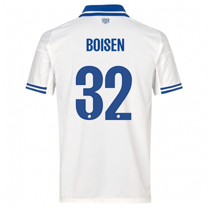 גברים פרדריקה קאיוס בואסן #32 לבן כחול ג'רזי ביתית 2025/26 חולצה קצרה