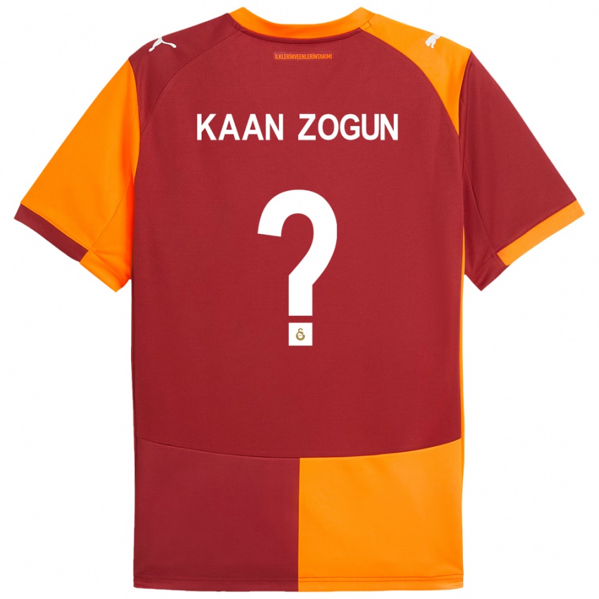 גברים Mehmet Kaan Zogun #0 אדום כתום ג'רזי ביתית 2025/26 חולצה קצרה