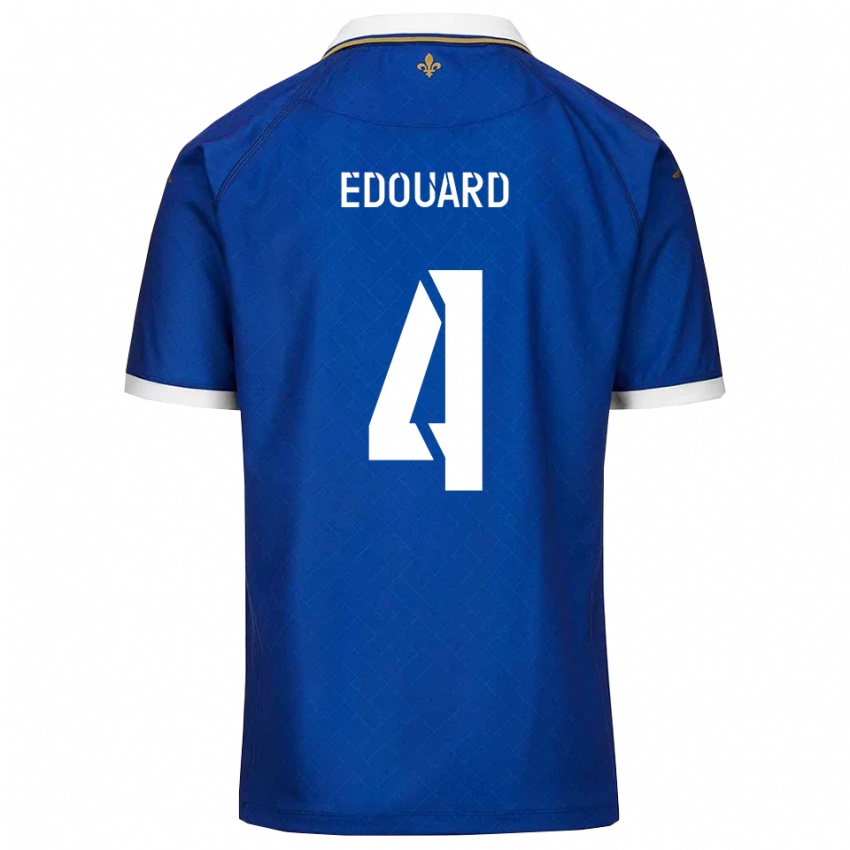 גברים Paul Edouard #4 כחול זהב ג'רזי ביתית 2025/26 חולצה קצרה