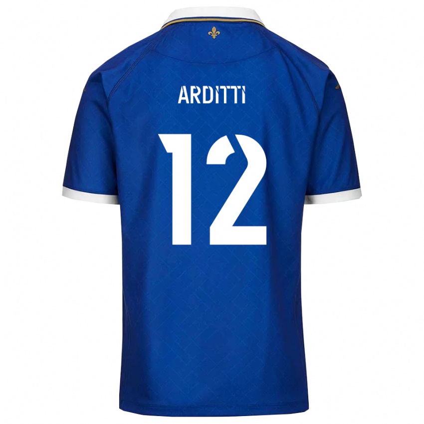 גברים Nathan Arditti #12 כחול זהב ג'רזי ביתית 2025/26 חולצה קצרה