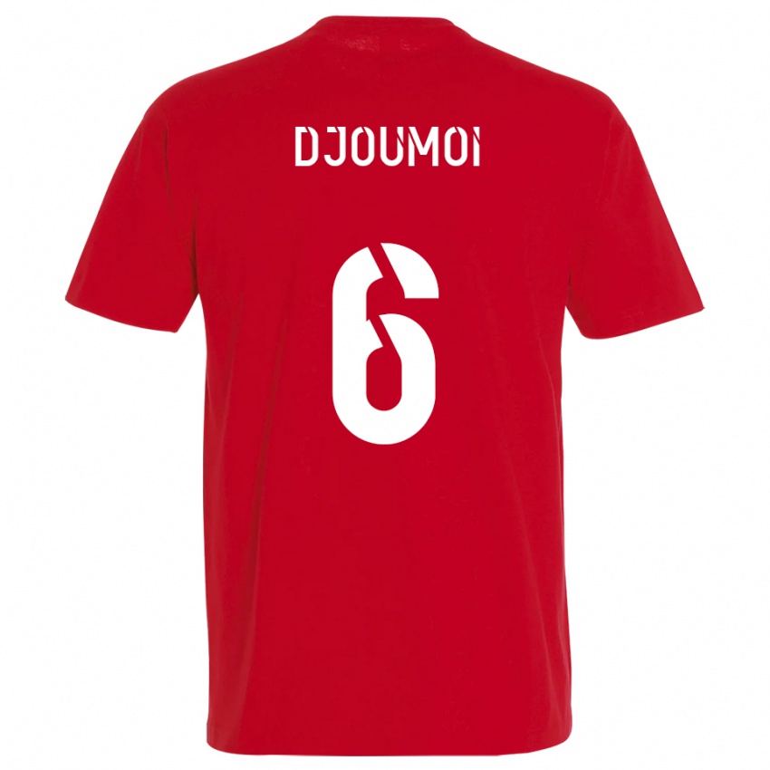 גברים Mourade Djoumoi #6 אדום צהוב ג'רזי ביתית 2025/26 חולצה קצרה