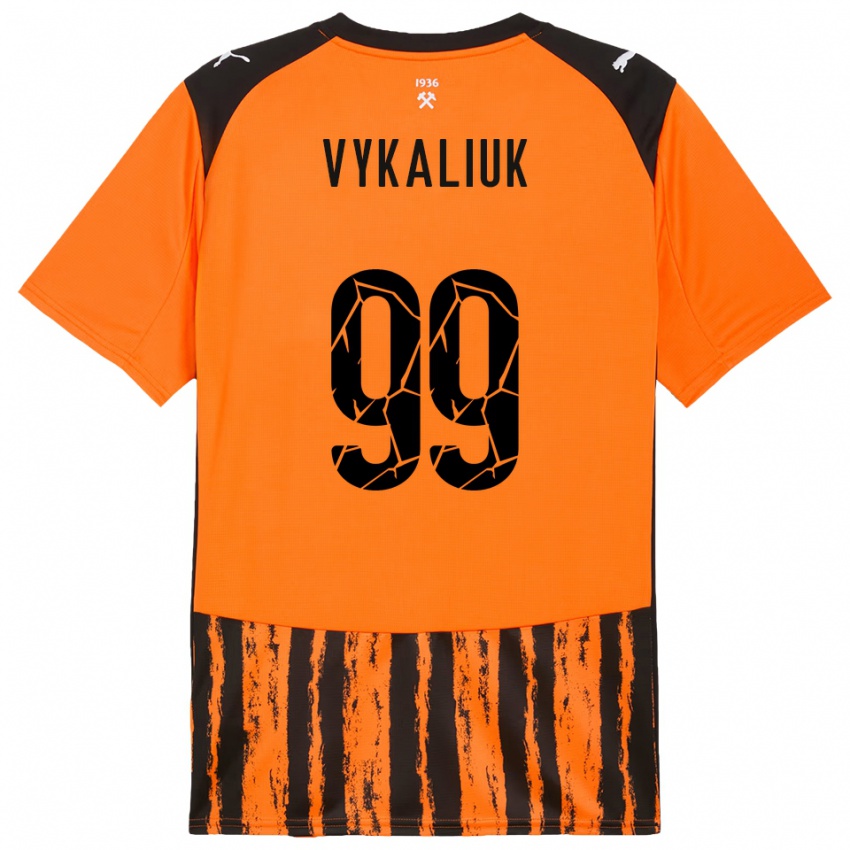 גברים Mariia Vykaliuk #99 כתום שחור ג'רזי ביתית 2025/26 חולצה קצרה