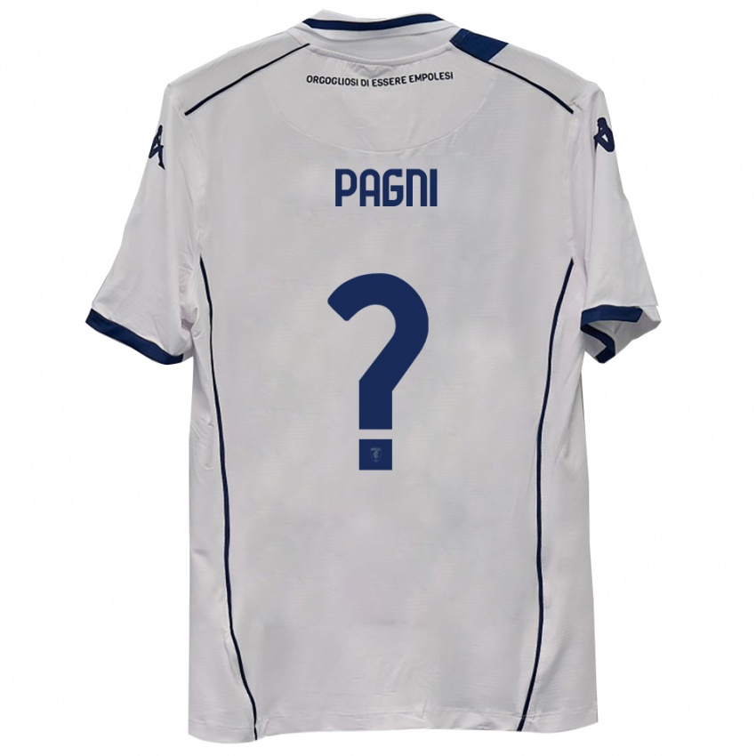 גברים Niccolò Pagni #0 כחול כהה הרחק ג'רזי 2025/26 חולצה קצרה