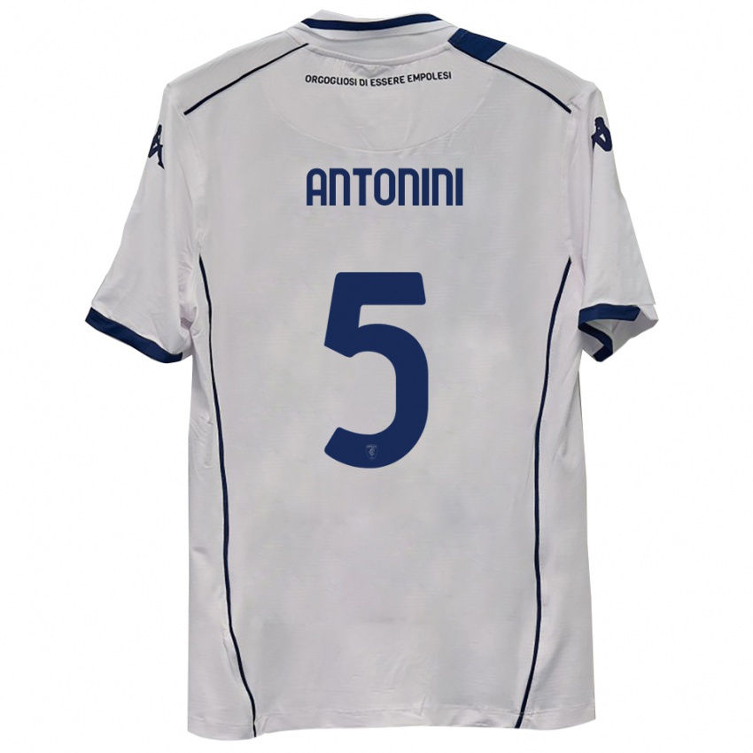 גברים Diego Antonini #5 כחול כהה הרחק ג'רזי 2025/26 חולצה קצרה