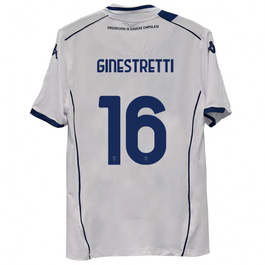 גברים דויד גינסטרטי #16 כחול כהה הרחק ג'רזי 2025/26 חולצה קצרה