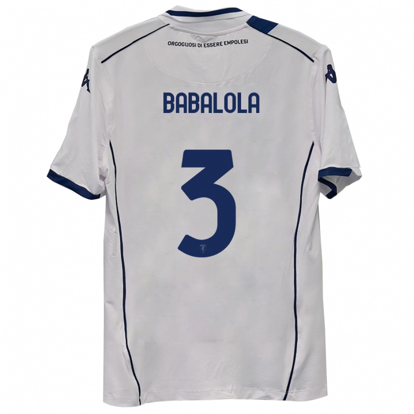 גברים Samsondeen Babalola #3 כחול כהה הרחק ג'רזי 2025/26 חולצה קצרה