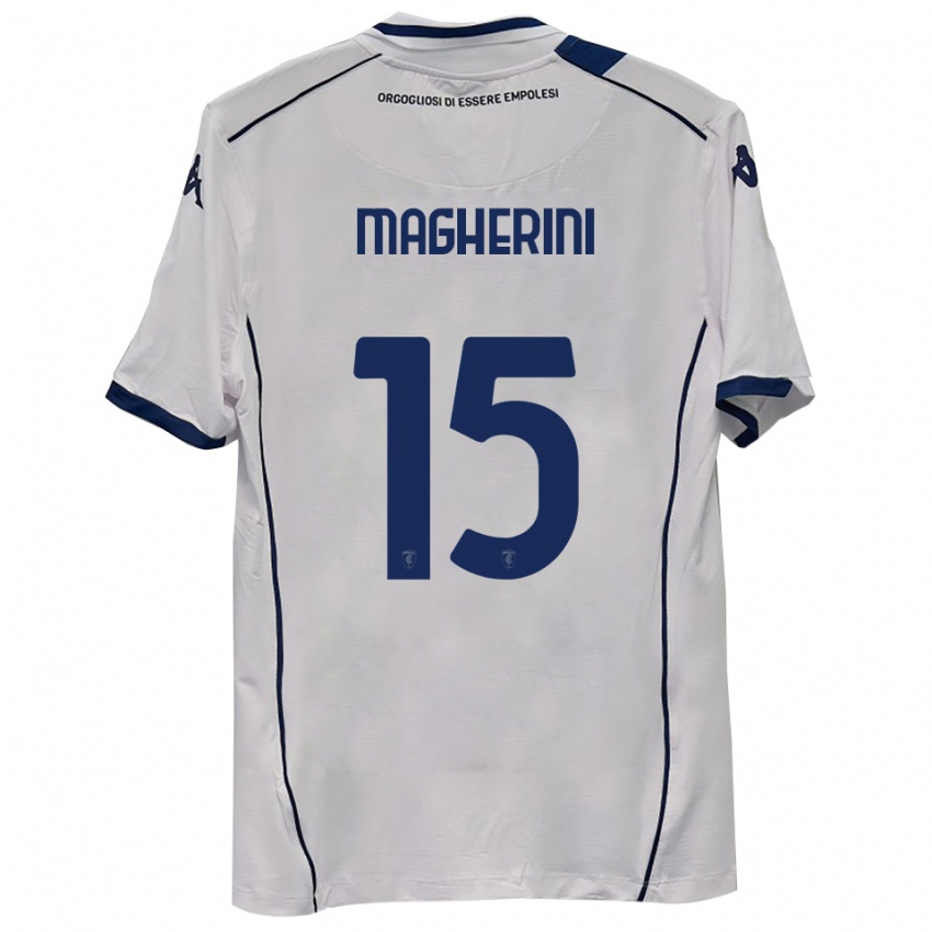 גברים ניקולו מגריני #15 כחול כהה הרחק ג'רזי 2025/26 חולצה קצרה