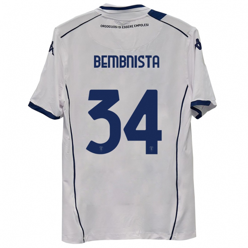 גברים Dawid Bembnista #34 כחול כהה הרחק ג'רזי 2025/26 חולצה קצרה