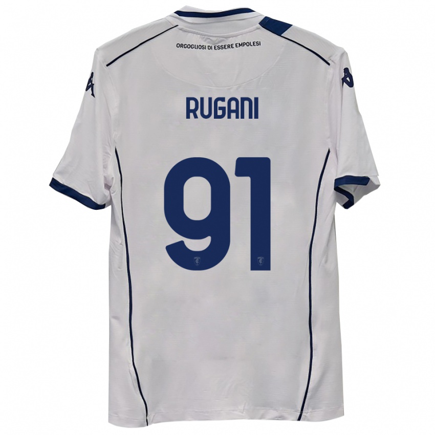 גברים טומאסו רוגאני #91 כחול כהה הרחק ג'רזי 2025/26 חולצה קצרה