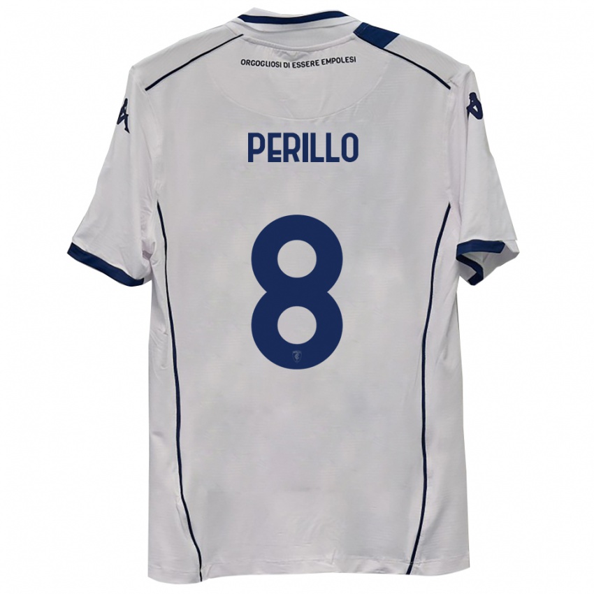 גברים Edoardo Perillo #8 כחול כהה הרחק ג'רזי 2025/26 חולצה קצרה