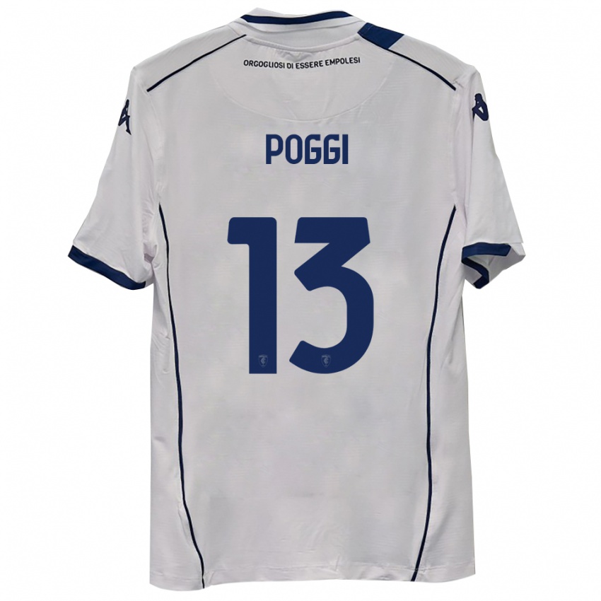 גברים Riccardo Poggi #13 כחול כהה הרחק ג'רזי 2025/26 חולצה קצרה