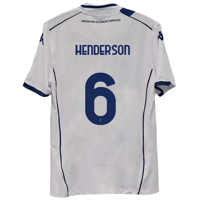 גברים ליאם הנדרסון #6 כחול כהה הרחק ג'רזי 2025/26 חולצה קצרה