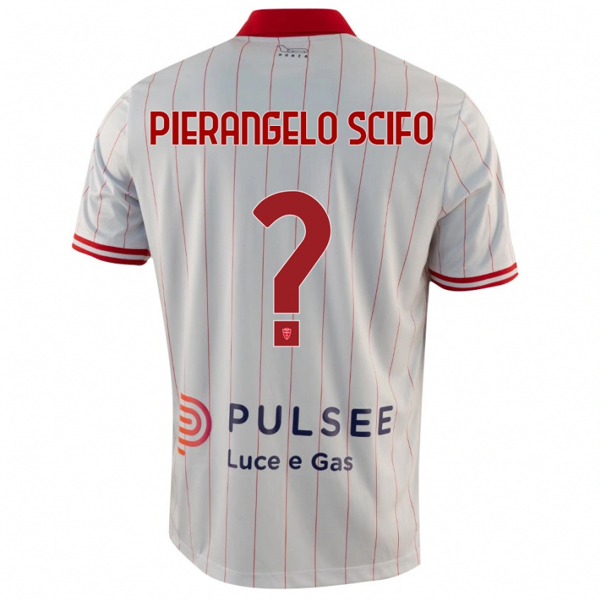 גברים דניס פייראנגלו שיפו #0 לבן אדום כחול הרחק ג'רזי 2025/26 חולצה קצרה