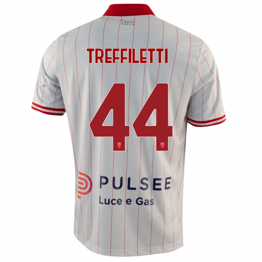 גברים דייט דנילו #44 לבן אדום כחול הרחק ג'רזי 2025/26 חולצה קצרה