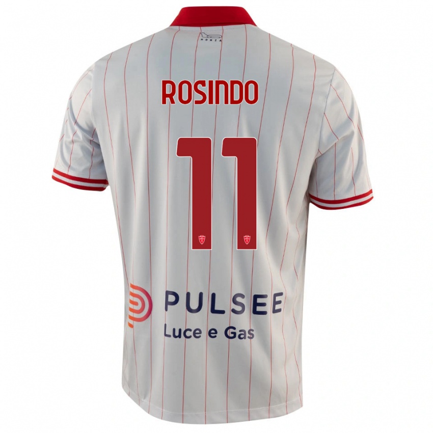 גברים Rosindo Zanni #11 לבן אדום כחול הרחק ג'רזי 2025/26 חולצה קצרה