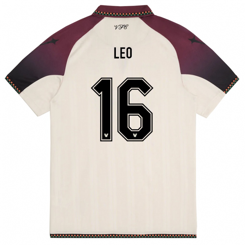 גברים Andrea Leo #16 קרם בורדו הרחק ג'רזי 2025/26 חולצה קצרה