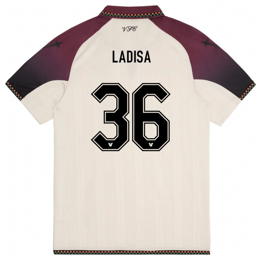 גברים מרקו לדיסה #36 קרם בורדו הרחק ג'רזי 2025/26 חולצה קצרה