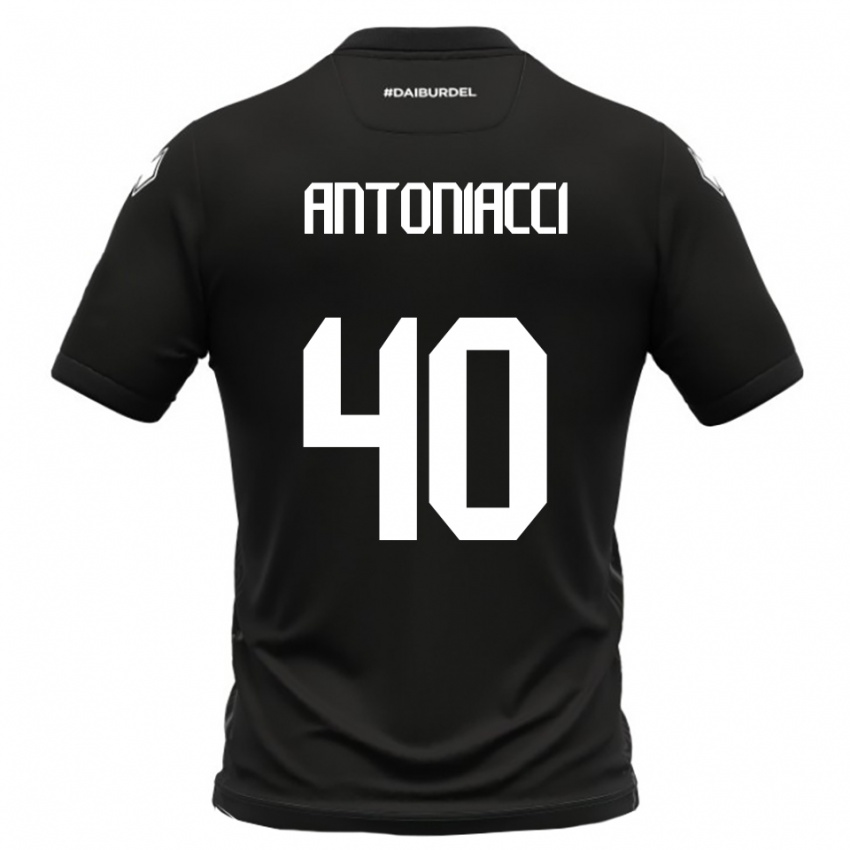 גברים אליה בריסקו #40 שחור לבן הרחק ג'רזי 2025/26 חולצה קצרה