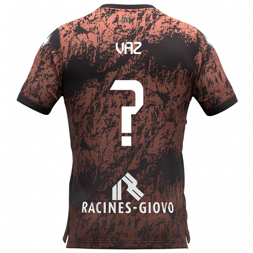 גברים Pedro Vaz #0 חום שחור הרחק ג'רזי 2025/26 חולצה קצרה