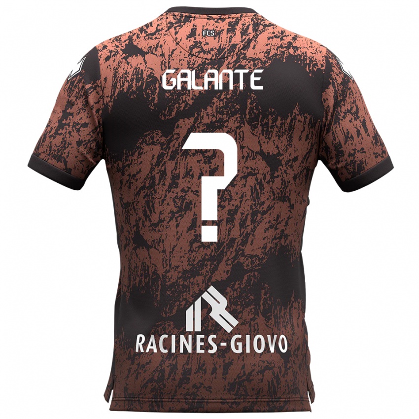 גברים Alex Galante #0 חום שחור הרחק ג'רזי 2025/26 חולצה קצרה