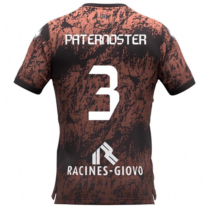 גברים איוון פטרנוסטר #3 חום שחור הרחק ג'רזי 2025/26 חולצה קצרה