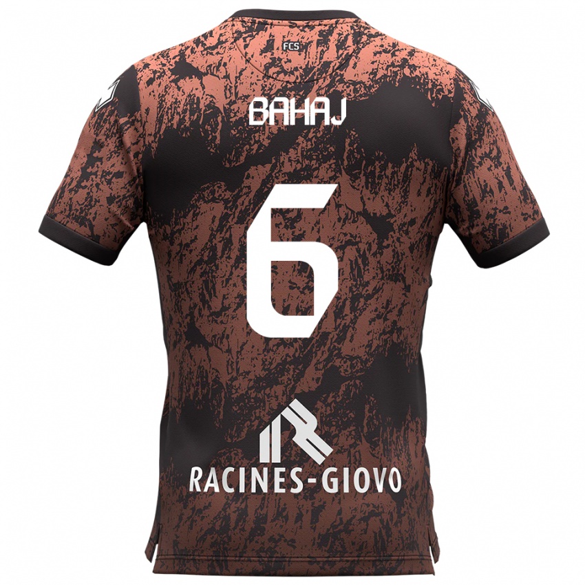 גברים מרלינד באהג׳ #6 חום שחור הרחק ג'רזי 2025/26 חולצה קצרה