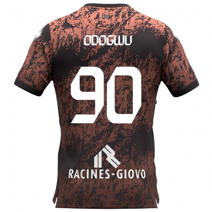 גברים רפאל אודוגוו #90 חום שחור הרחק ג'רזי 2025/26 חולצה קצרה