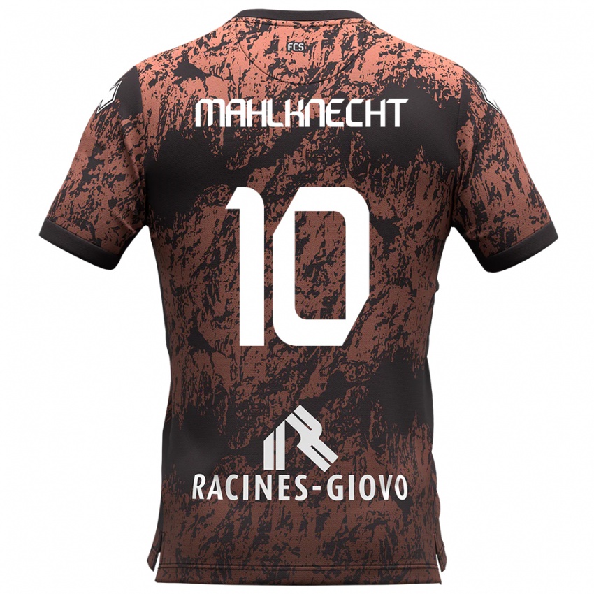 גברים פליקס מהלכנחט #10 חום שחור הרחק ג'רזי 2025/26 חולצה קצרה