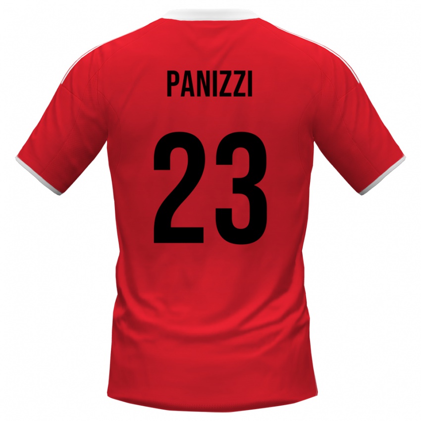 גברים אריק פאניצי #23 אדום לבן הרחק ג'רזי 2025/26 חולצה קצרה