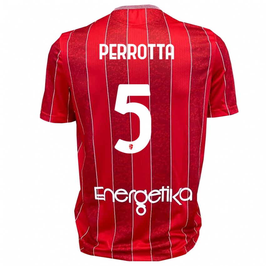 גברים מרקו פרוטה #5 אדום לבן הרחק ג'רזי 2025/26 חולצה קצרה