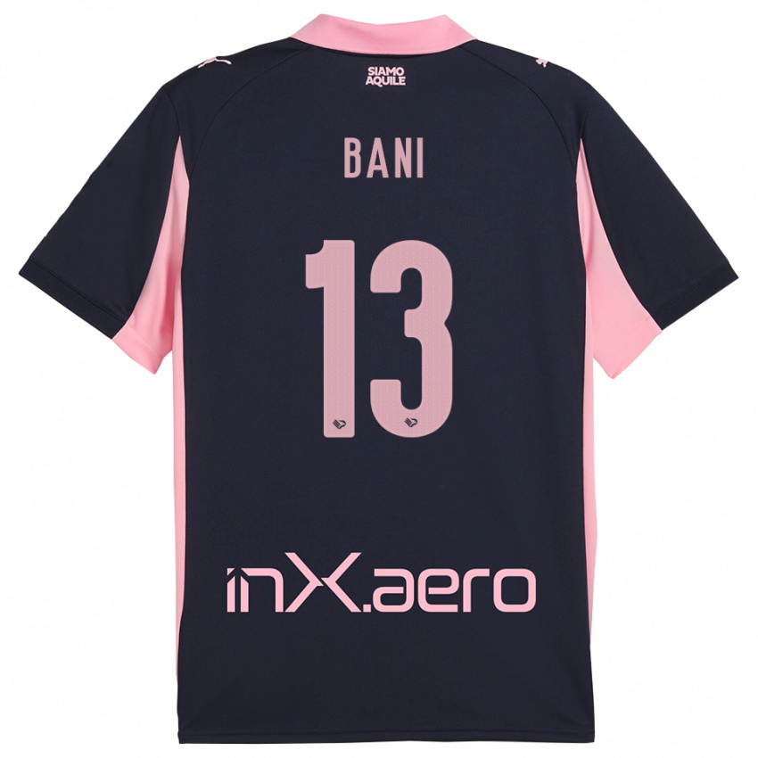 גברים מתיה באני #13 כחול נייבי ורוד הרחק ג'רזי 2025/26 חולצה קצרה