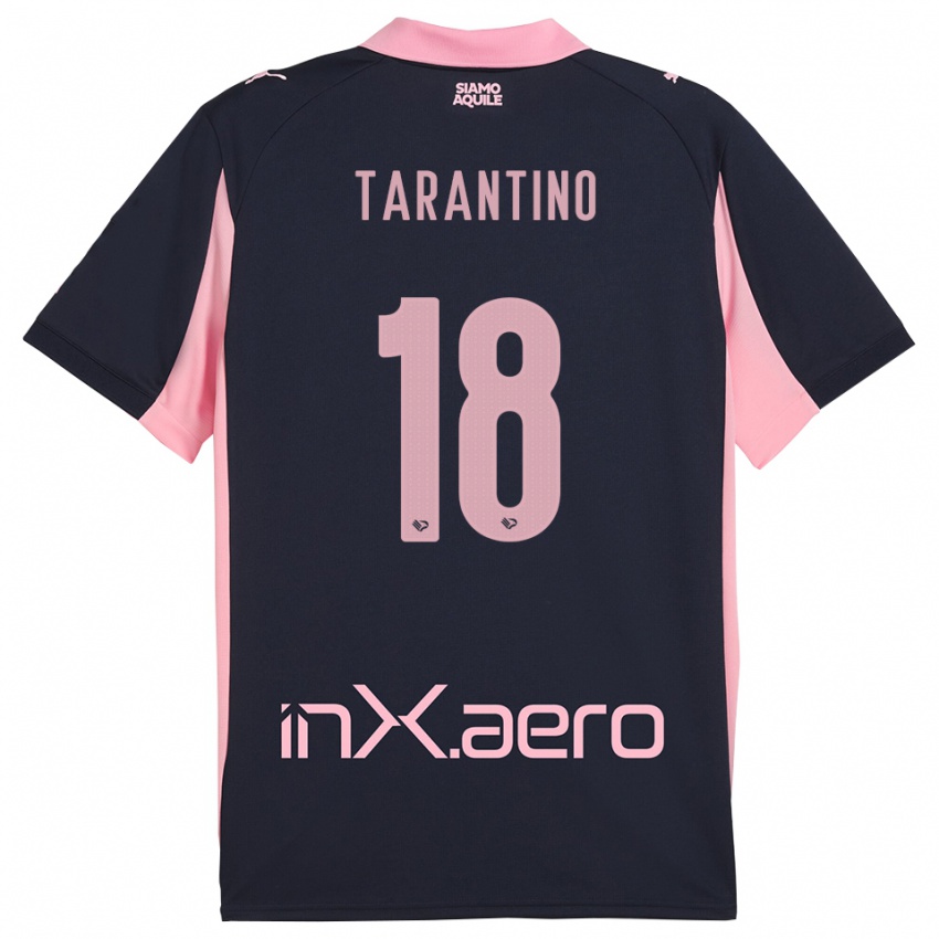 גברים Antonino Tarantino #18 כחול נייבי ורוד הרחק ג'רזי 2025/26 חולצה קצרה