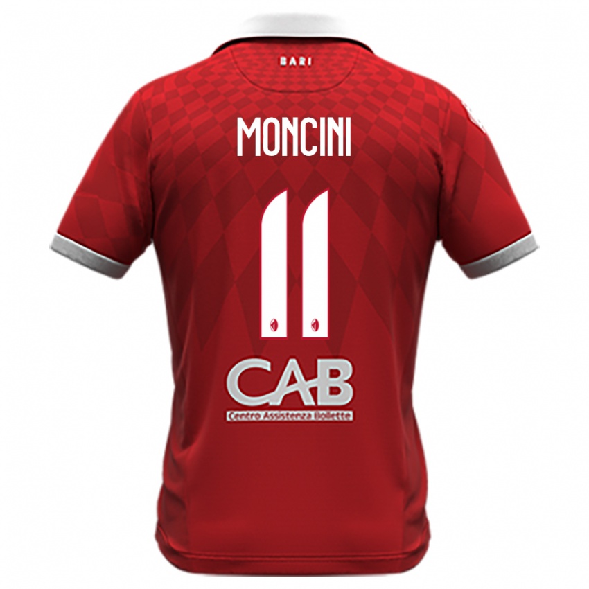 גברים גבריאלה מונצ'יני #11 אדום לבן הרחק ג'רזי 2025/26 חולצה קצרה