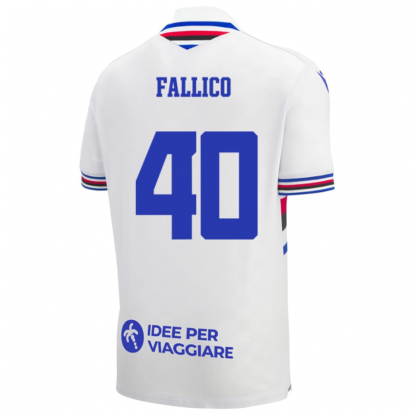 גברים ביאנקה פליקו #40 לבן כחול אדום הרחק ג'רזי 2025/26 חולצה קצרה