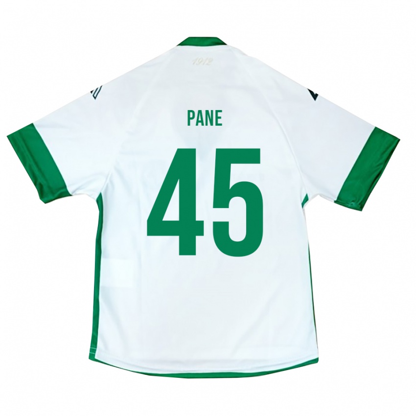 גברים פסקואלה פאנה #45 לבן ירוק כחול הרחק ג'רזי 2025/26 חולצה קצרה