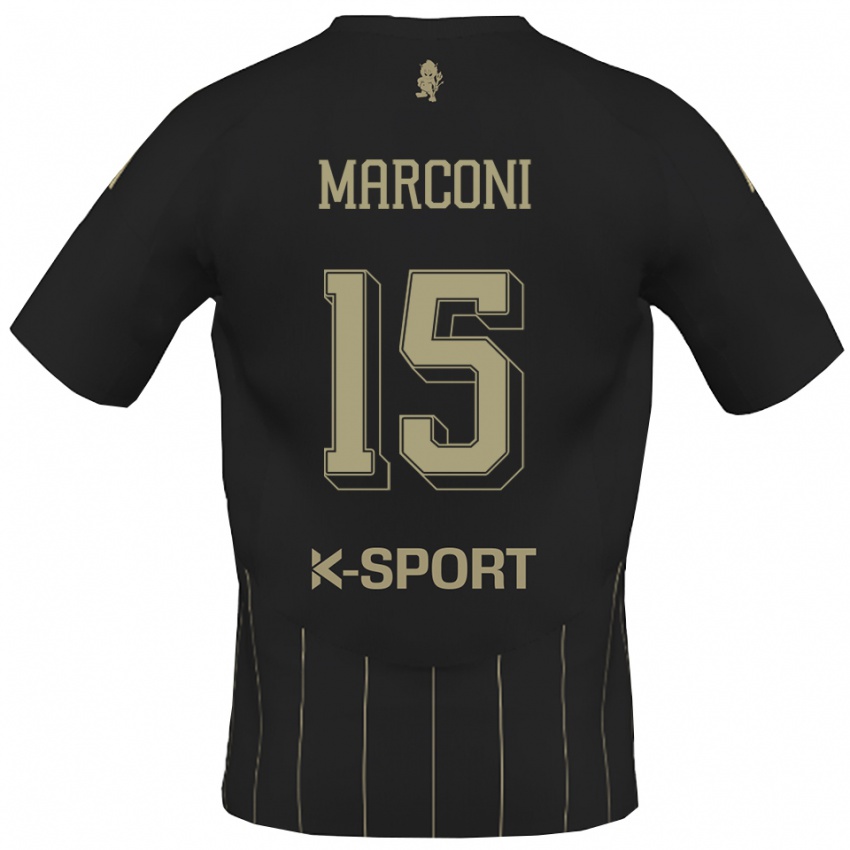 גברים איוון מרקוניV #15 אפור לבן הרחק ג'רזי 2025/26 חולצה קצרה